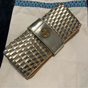 Tory Burch Rattan Clutch